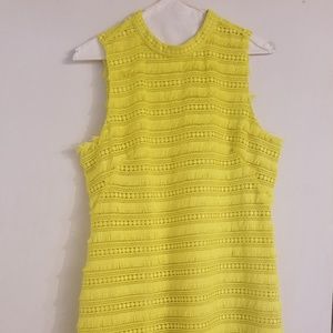 J.CREW dress in fringy lace
